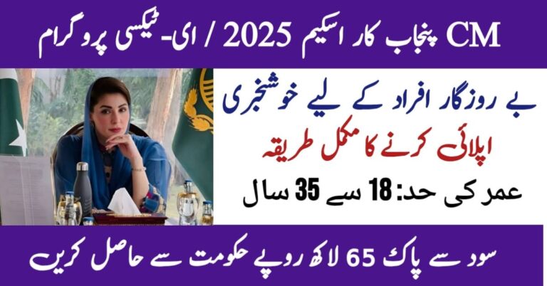 CM Punjab Car Scheme