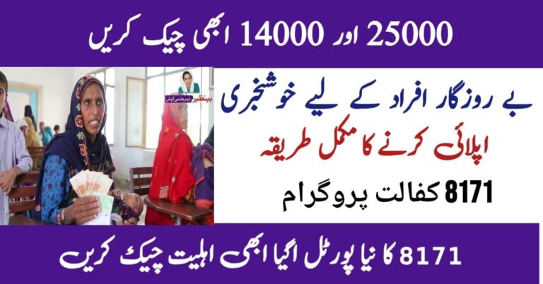 Ehsaas Program CNIC Check Online 25000