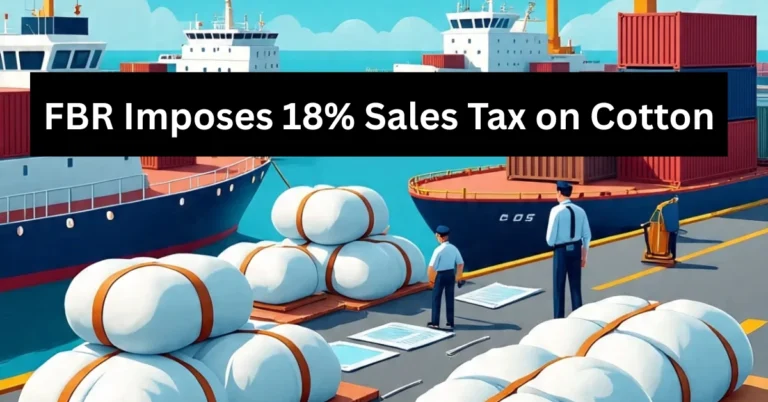 FBR Imposes 18% Sales Tax on Cotton
