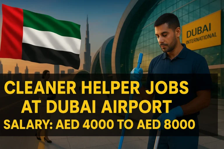 Cleaner Helper Jobs at Dubai Airport