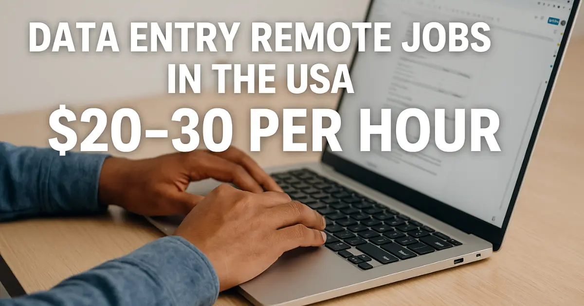 Data Entry Remote Jobs in the USA