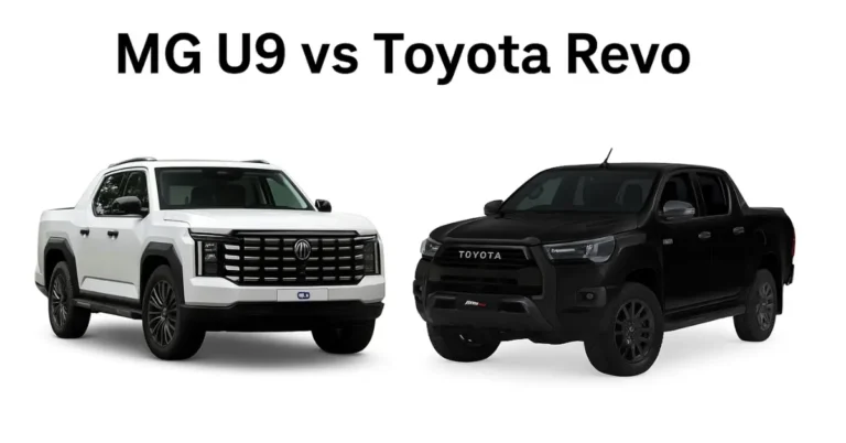 MG U9 vs Toyota Revo