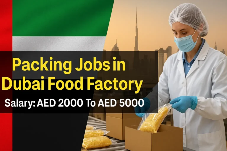 Packing Jobs in Dubai Food Factory