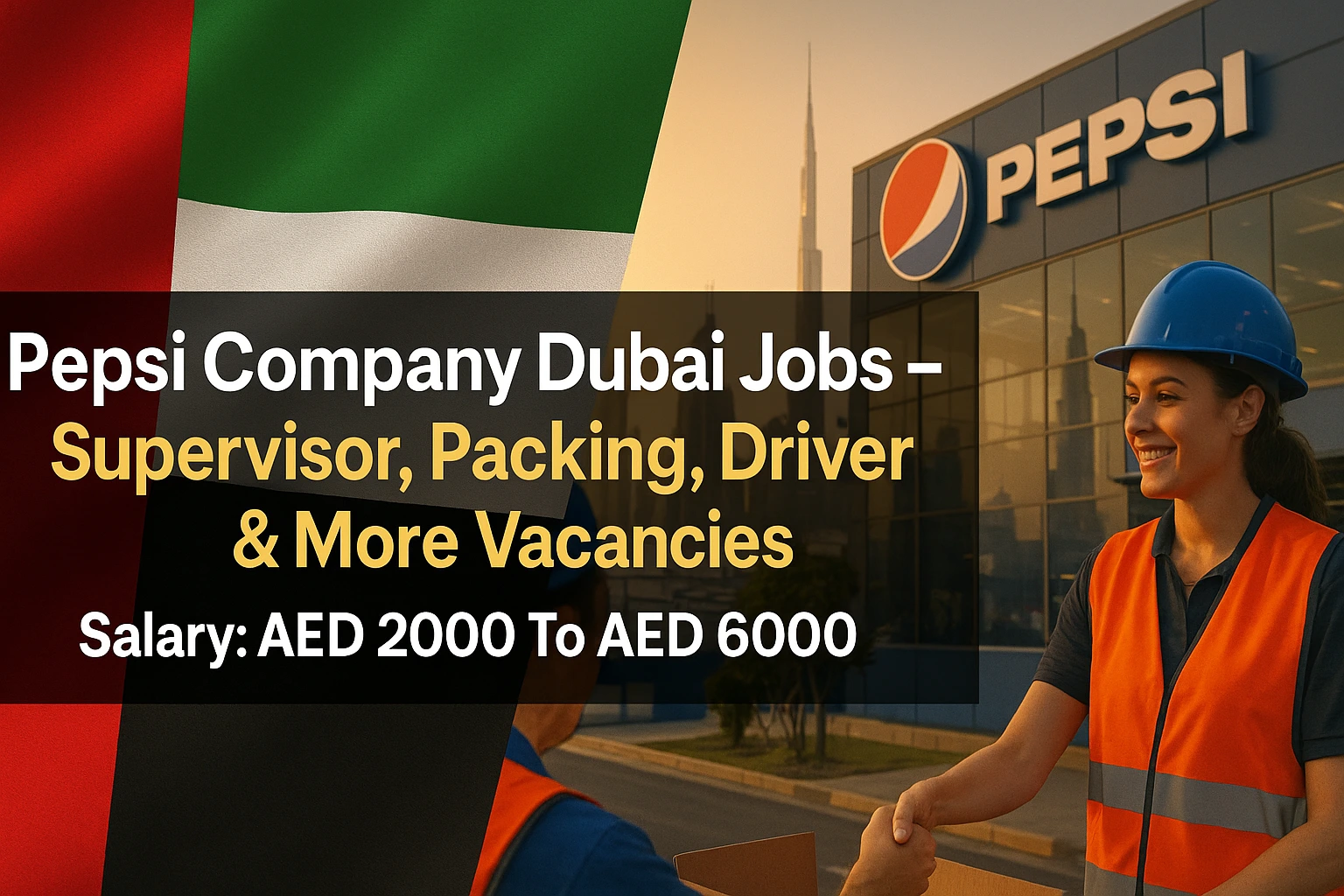 Pepsi Company Dubai Jobs