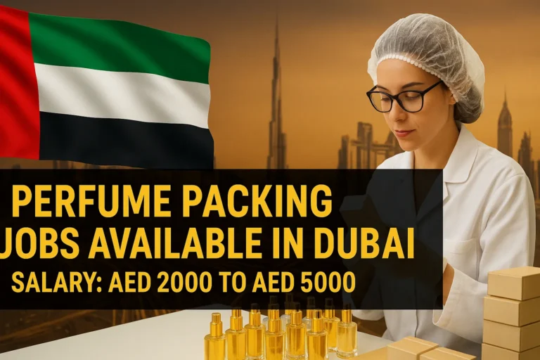 Perfume Packing Jobs in Dubai