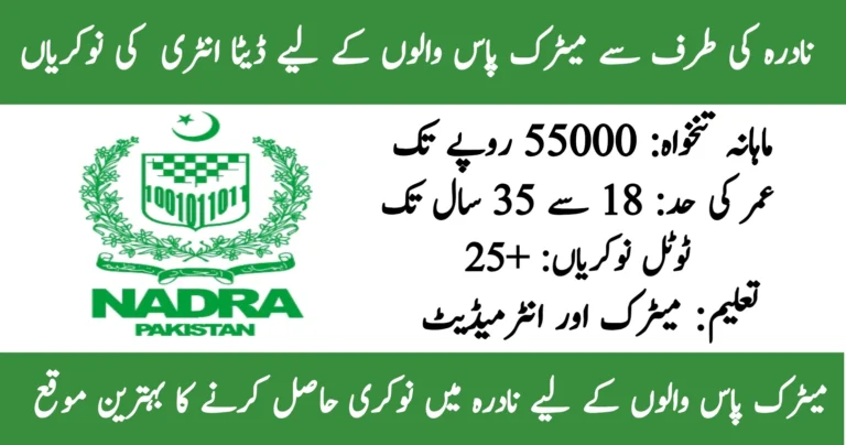 NADRA Jobs 2026