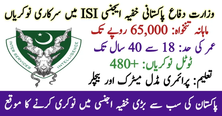 Government Jobs in ISI 2026