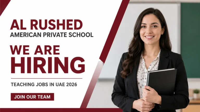 Al Rushed American Private School Teaching Jobs in UAE 2026