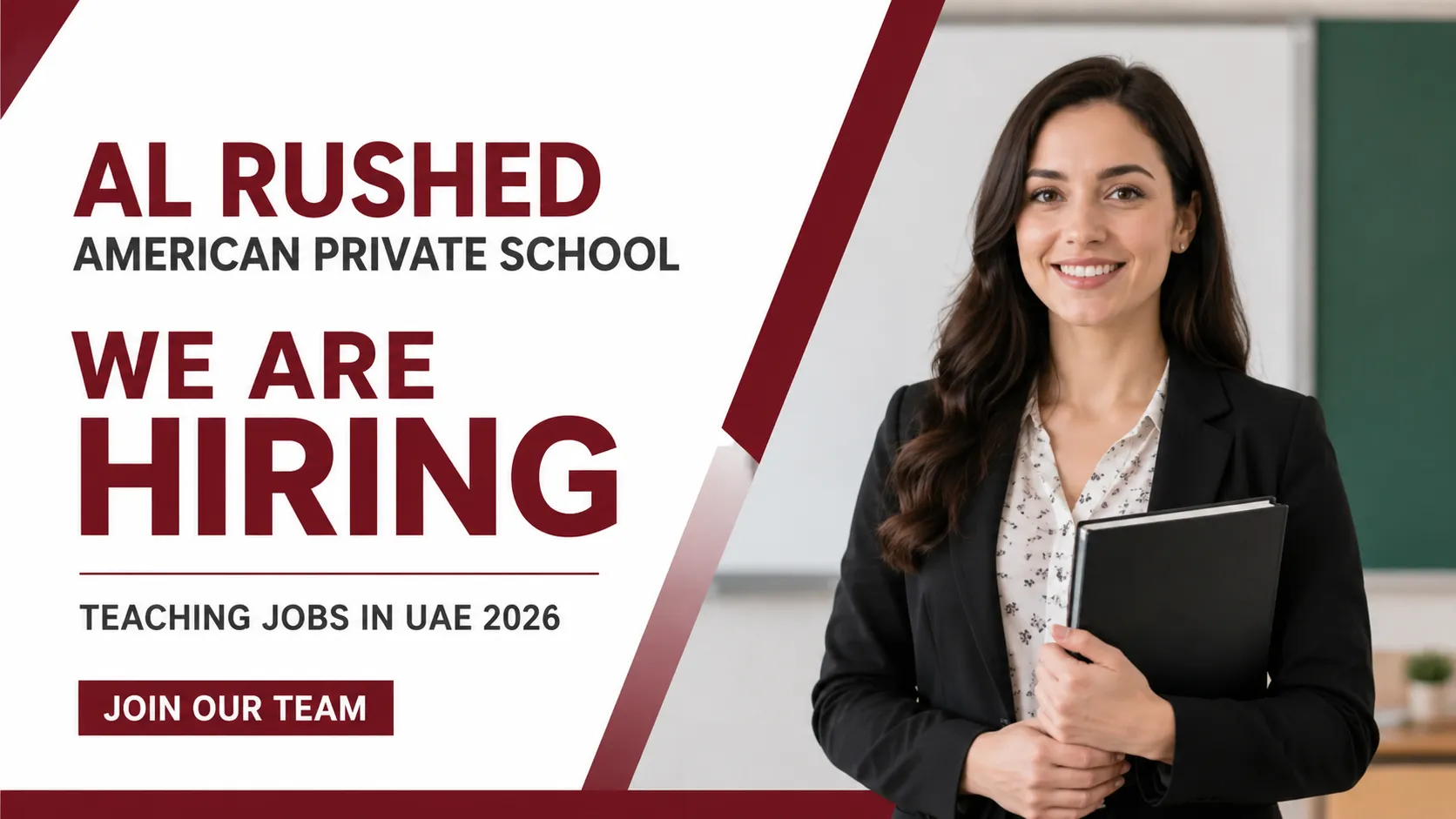 Al Rushed American Private School Teaching Jobs in UAE 2026