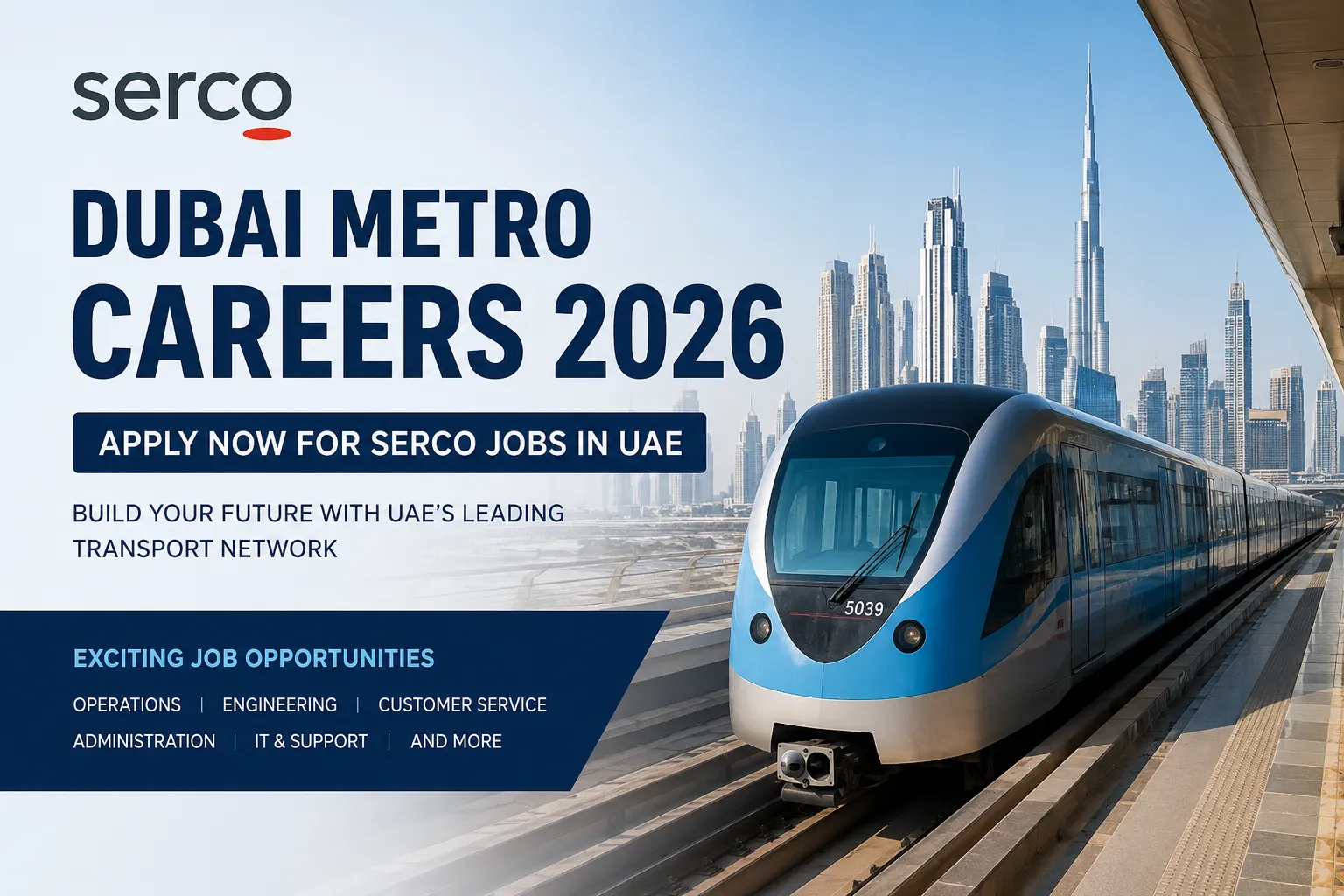 Dubai Metro Careers 2026