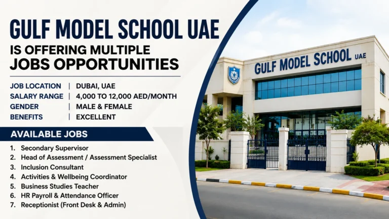 Gulf Model School UAE Careers 2026