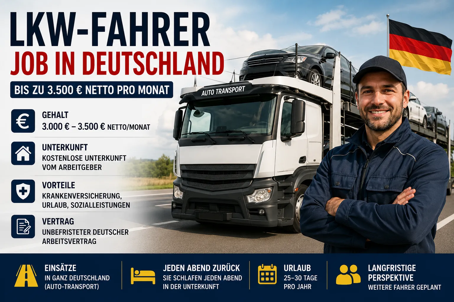 LKW-Fahrer Job in Deutschland