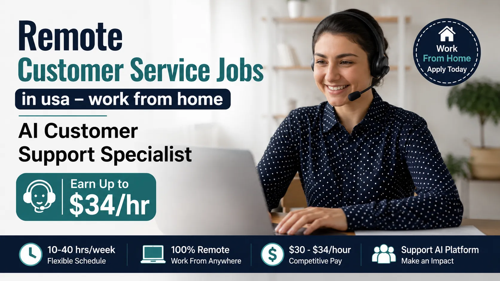 Customer Support Specialist Remote Jobs in USA