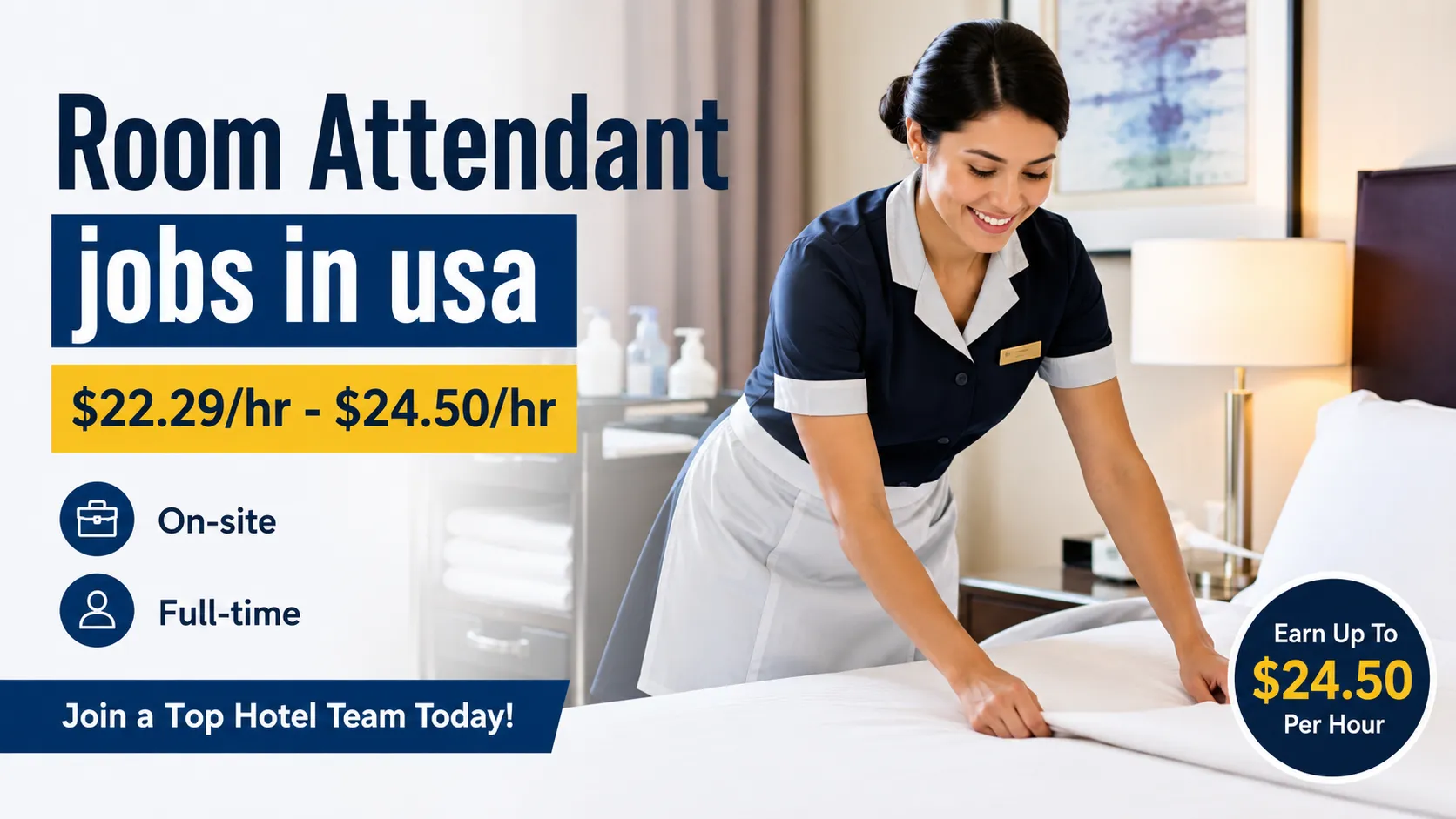 Room Attendant Jobs in USA 2026