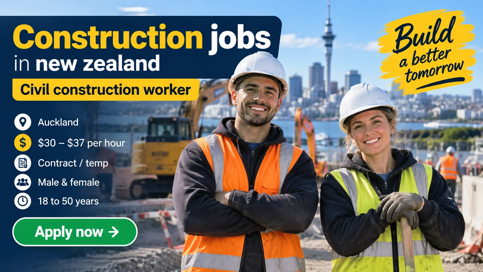 Construction Jobs in New Zealand 2026