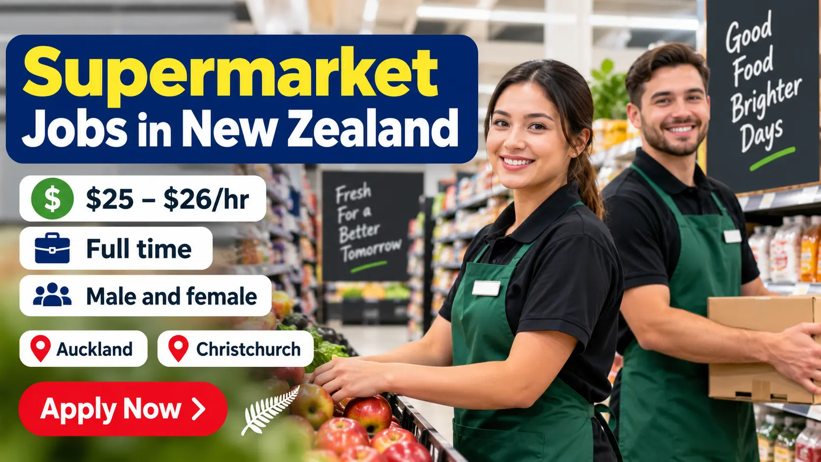 Supermarket Jobs in New Zealand 2026