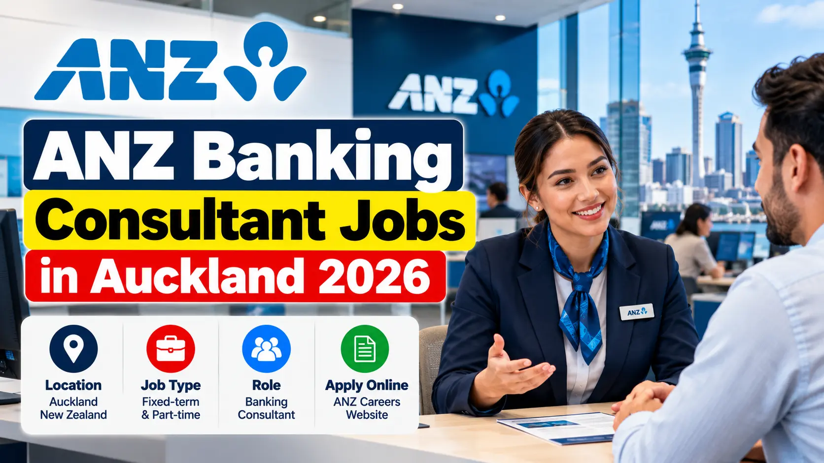 ANZ Banking Consultant Jobs Auckland 2026