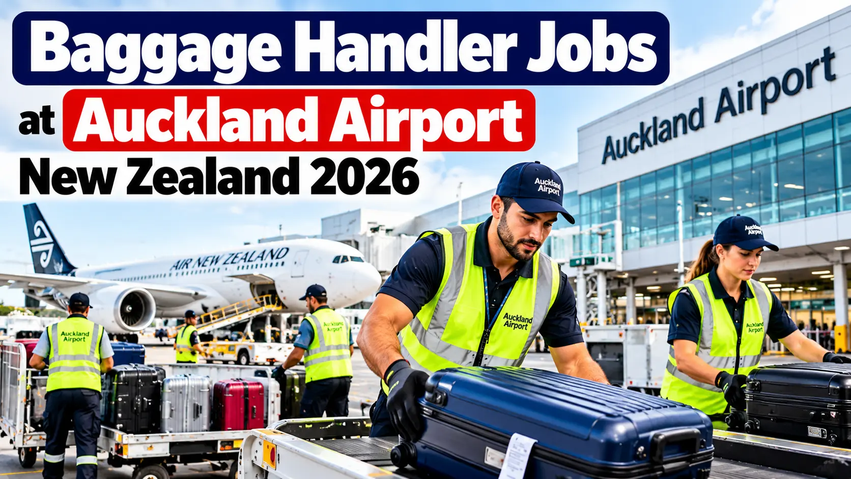 Baggage Handler Jobs at Auckland Airport New Zealand