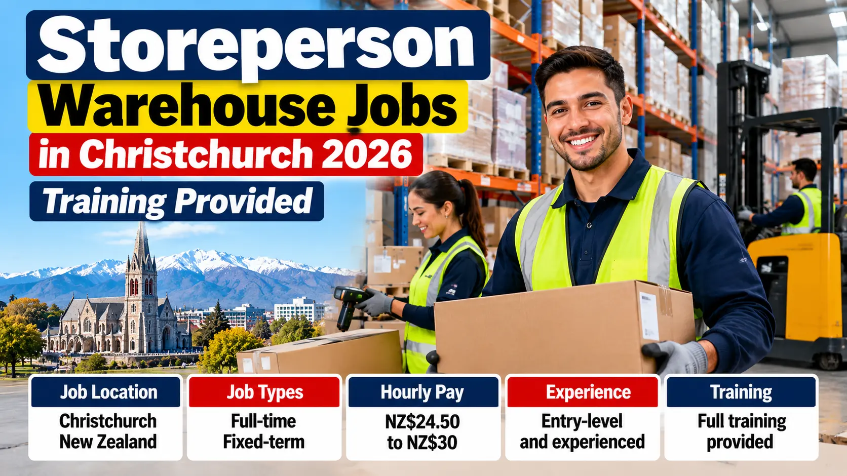 Storeperson and Warehouse Jobs in Christchurch